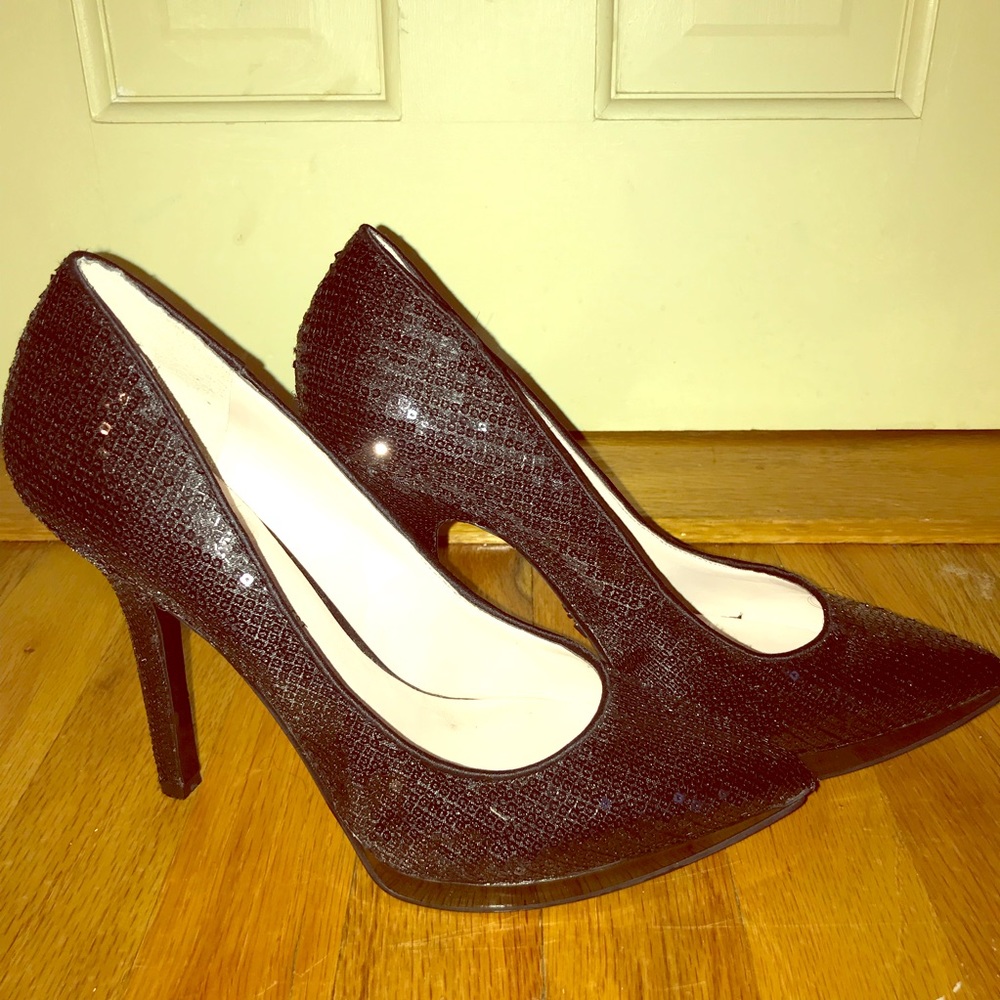 New Sparkly Black Heels